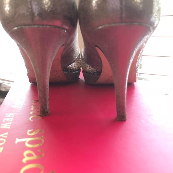 Kate Spade peep toe heels - Picture 6 of 8